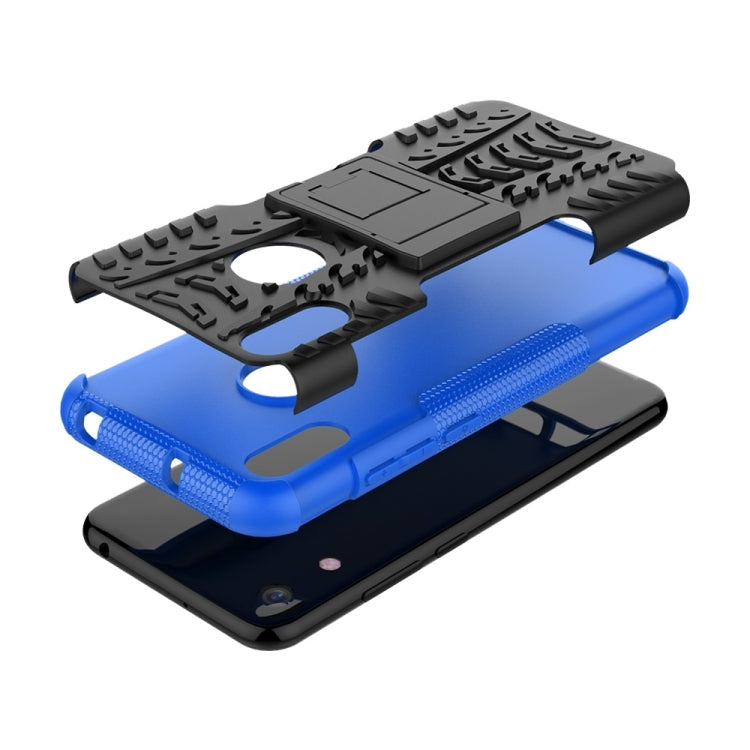 Custodia antiurto TPU PC con supporto per Huawei Y6 2019