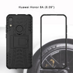 Custodia antiurto TPU PC con supporto per Huawei Y6 2019