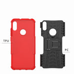 Custodia antiurto TPU PC con supporto per Huawei Y6 2019