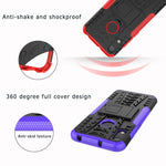 Custodia antiurto TPU PC con supporto per Huawei Y6 2019