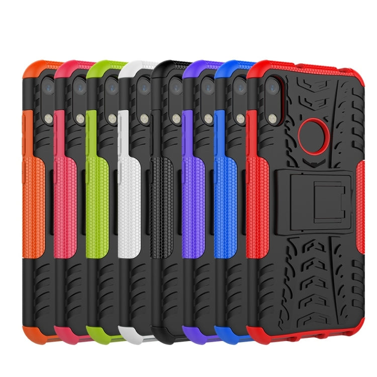 Custodia antiurto TPU PC con supporto per Huawei Y6 2019