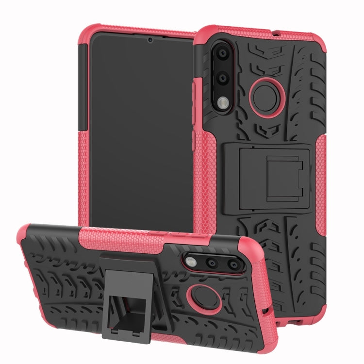 Custodia antiurto TPU PC con supporto per Huawei P30 Lite
