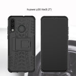 Custodia antiurto TPU PC con supporto per Huawei P30 Lite