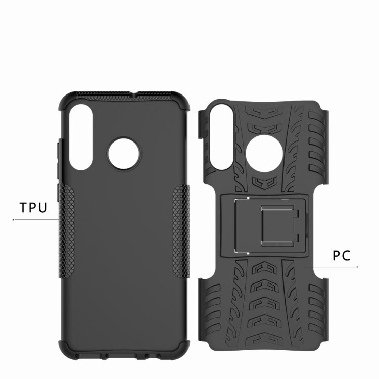 Custodia antiurto TPU PC con supporto per Huawei P30 Lite