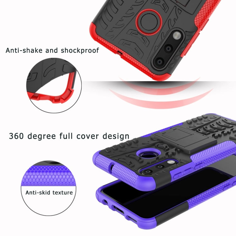 Custodia antiurto TPU PC con supporto per Huawei P30 Lite