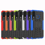 Custodia antiurto TPU PC con supporto per Huawei P30 Lite