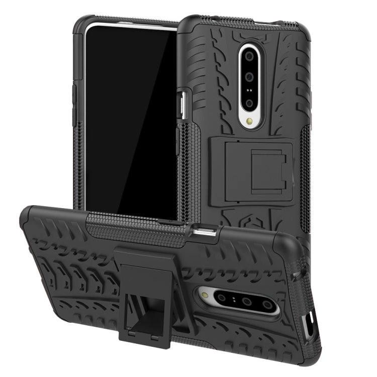 Custodia TPU PC antiurto con supporto per OnePlus 7