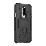 Custodia TPU PC antiurto con supporto per OnePlus 7