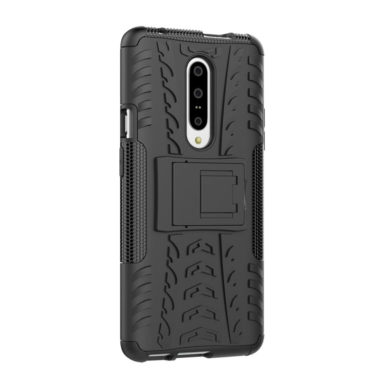 Custodia TPU PC antiurto con supporto per OnePlus 7