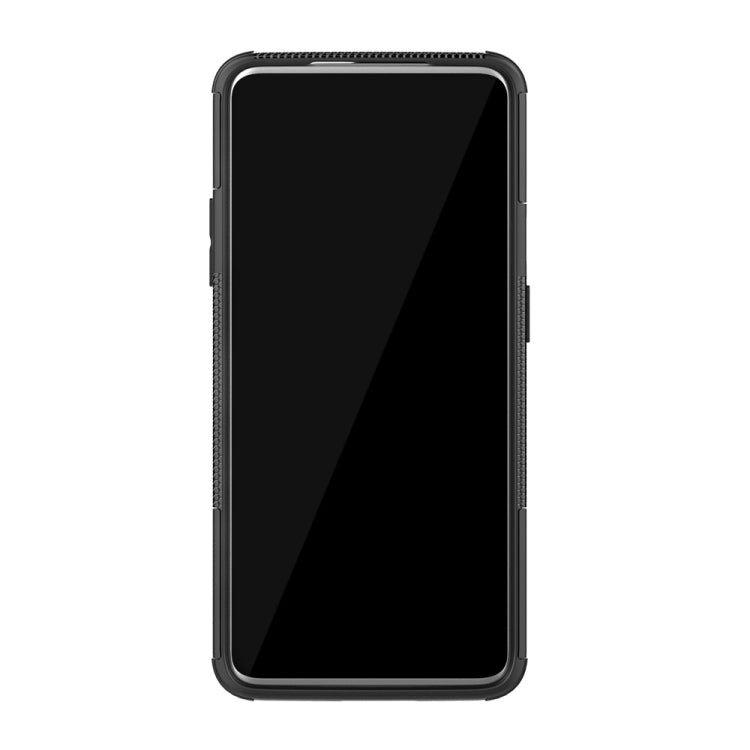 Custodia TPU PC antiurto con supporto per OnePlus 7