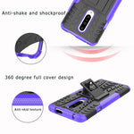 Custodia TPU PC antiurto con supporto per OnePlus 7