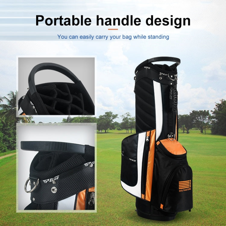 PGM Golf Borsa leggera in nylon con supporto (nero verde), QB027 White, QB027 Orange, QB027 Green