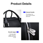 PGM Golf Borsa portatile per abbigliamento da uomo in vera pelle di grande capacità, borsa per scarpe incorporata, YWB021
