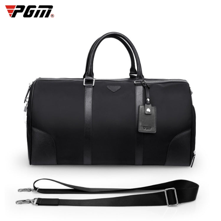 PGM Borsa per abbigliamento portatile di grande capacità Borsa a sfera in nylon per uomo, YWB005 Black, YWB005 Blue