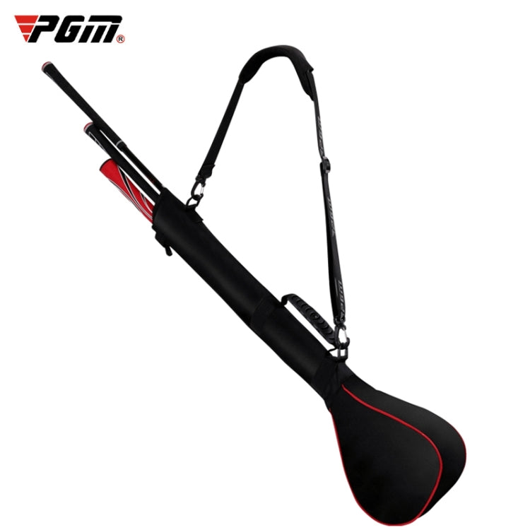 Borsa per palline portatile pieghevole in nylon PGM Golf (argento nero), PGM Black Silver, PGM Black Red