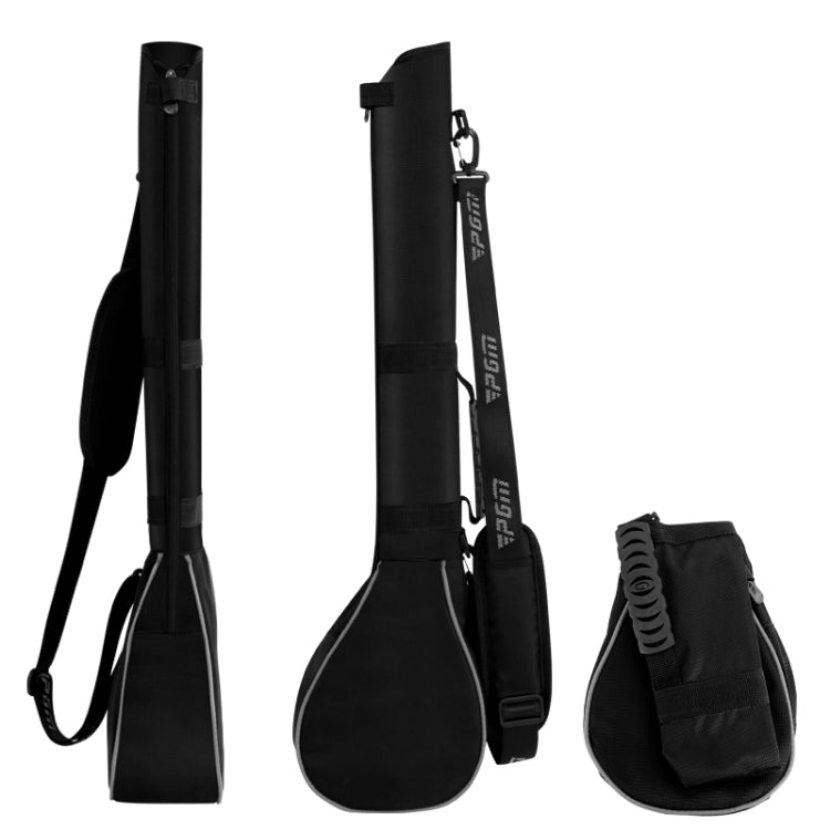 Borsa per palline portatile pieghevole in nylon PGM Golf (argento nero), PGM Black Silver, PGM Black Red