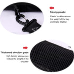 Borsa per palline portatile pieghevole in nylon PGM Golf (argento nero), PGM Black Silver, PGM Black Red