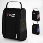 PGM Golf Borsa per scarpe in nylon resistente all'usura comoda e traspirante, XB001 Black, XB001 Black Red, XB001 Black Blue, XB001 Black Pink
