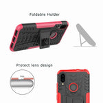 Custodia antiurto TPU e PC con supporto per Xiaomi Redmi Note 7