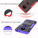 Custodia antiurto TPU e PC con supporto per Xiaomi Redmi Note 7
