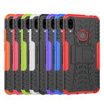 Custodia antiurto TPU e PC con supporto per Xiaomi Redmi Note 7