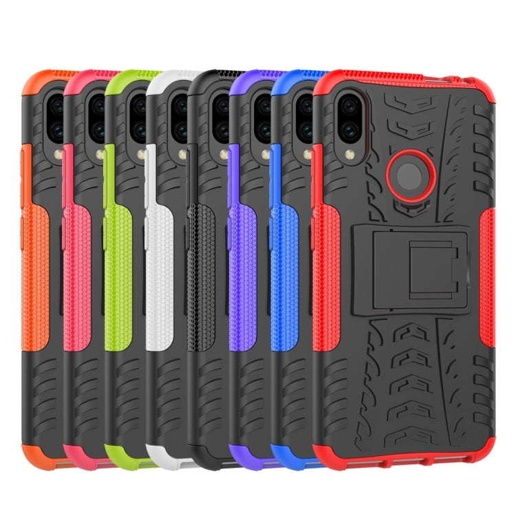 Custodia antiurto TPU e PC con supporto per Xiaomi Redmi Note 7