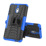 Custodia antiurto TPU PC per Nokia 2.1 con supporto