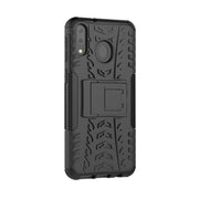 Custodia antiurto TPU e PC con supporto per Galaxy M20
