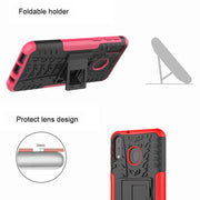 Custodia antiurto TPU e PC con supporto per Galaxy M20