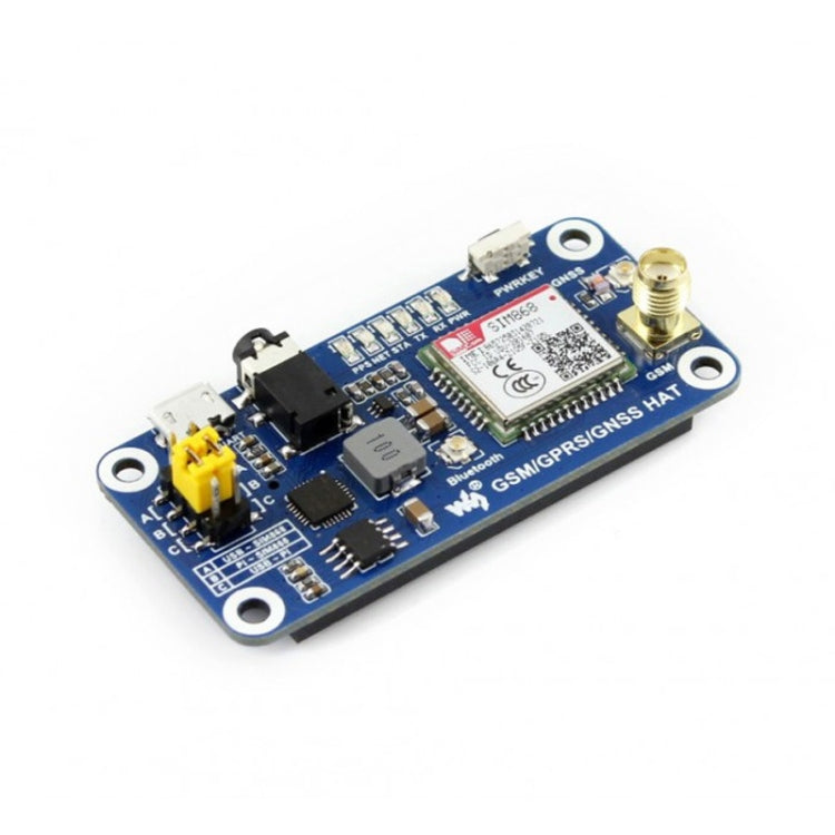 CAPPELLO Waveshare GSM/GPRS/GNSS/Bluetooth per Raspberry Pi, GSM/GPRS/GNSS/Bluetooth HAT