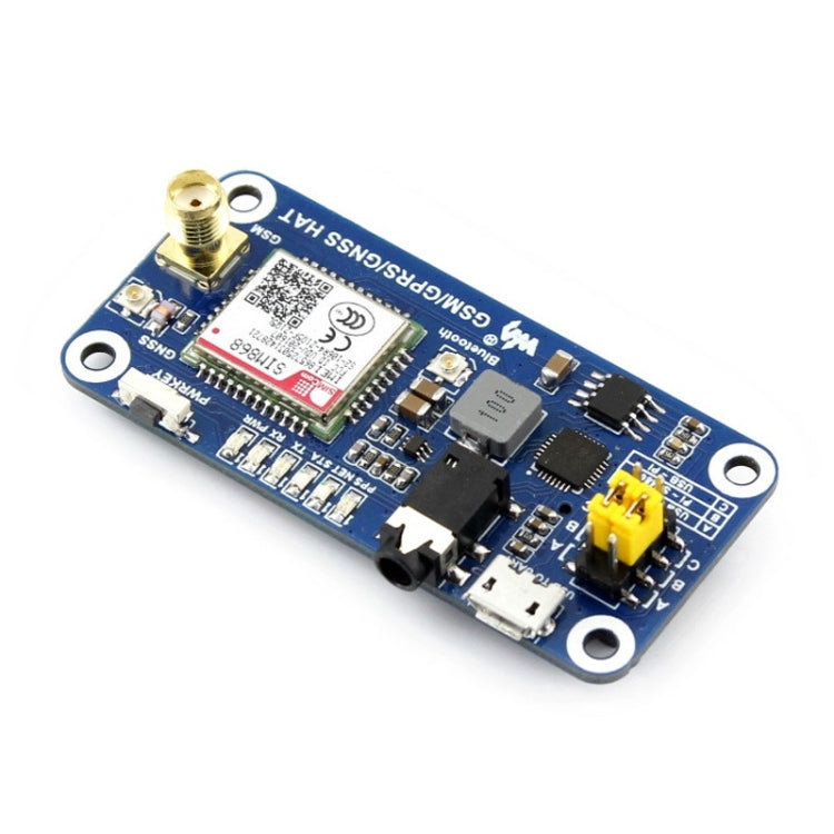 CAPPELLO Waveshare GSM/GPRS/GNSS/Bluetooth per Raspberry Pi, GSM/GPRS/GNSS/Bluetooth HAT