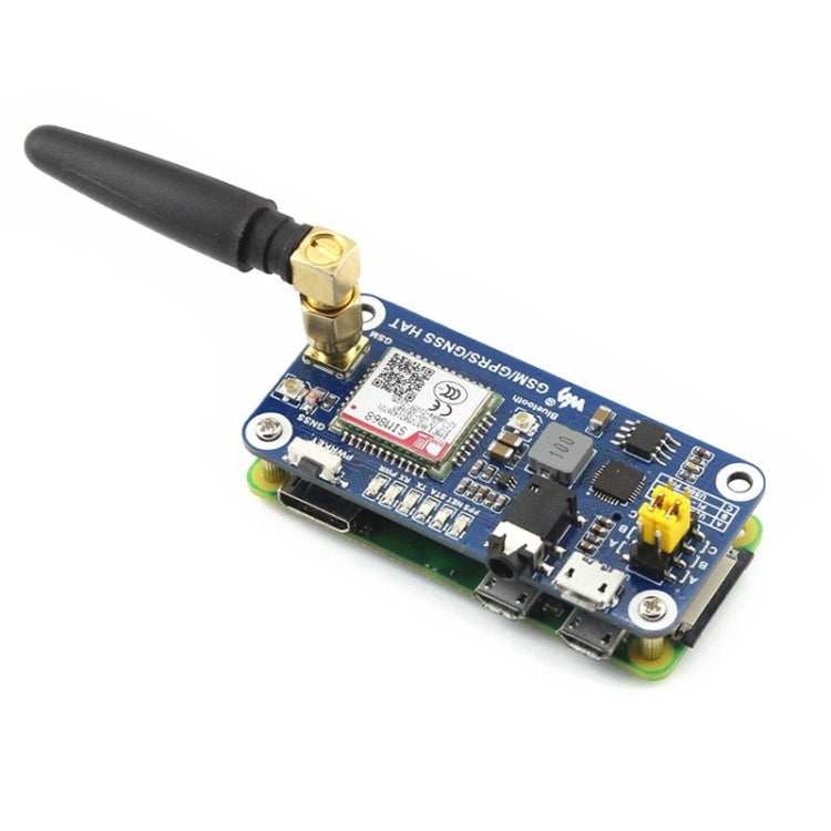 CAPPELLO Waveshare GSM/GPRS/GNSS/Bluetooth per Raspberry Pi, GSM/GPRS/GNSS/Bluetooth HAT