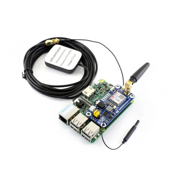 CAPPELLO Waveshare GSM/GPRS/GNSS/Bluetooth per Raspberry Pi, GSM/GPRS/GNSS/Bluetooth HAT