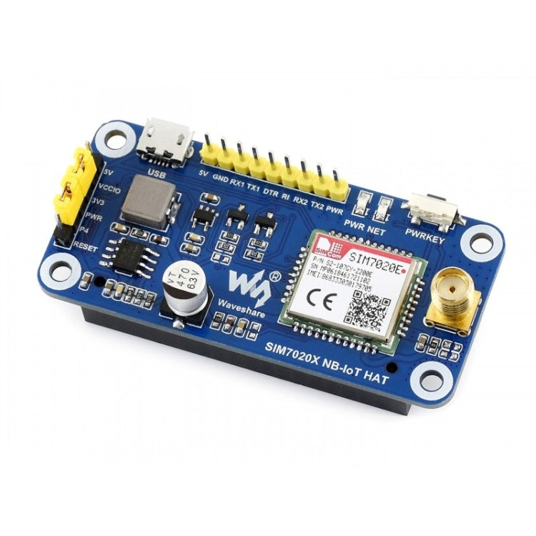 Waveshare NB-IoT HAT per Raspberry Pi compatibile Europa Asia Afr