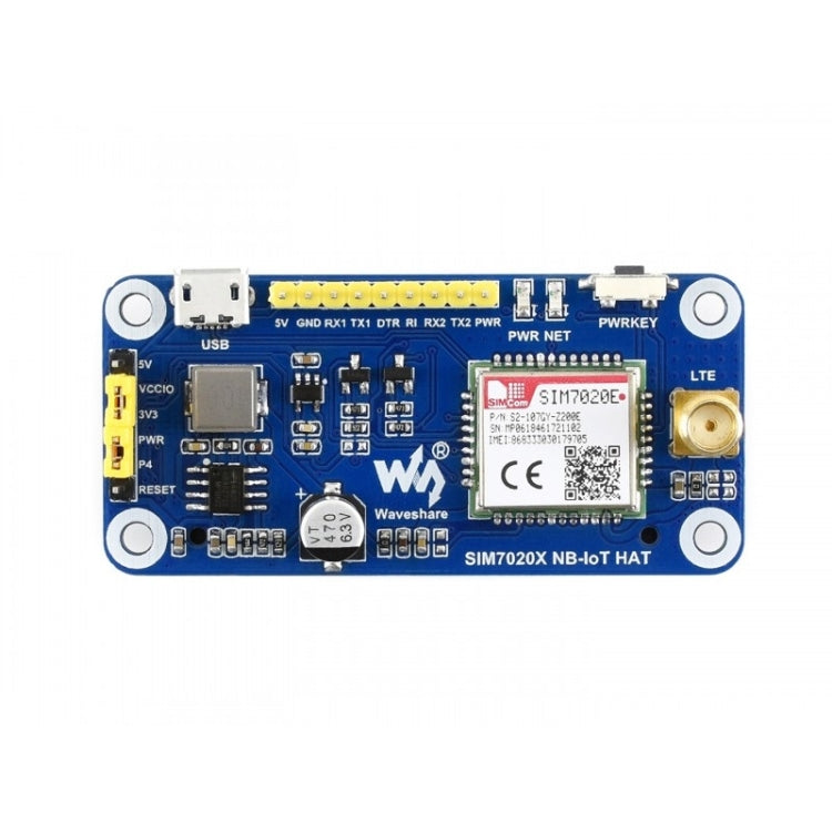 Waveshare NB-IoT HAT per Raspberry Pi, per Europa, Asia, Africa, Australia, NB-IoT HAT