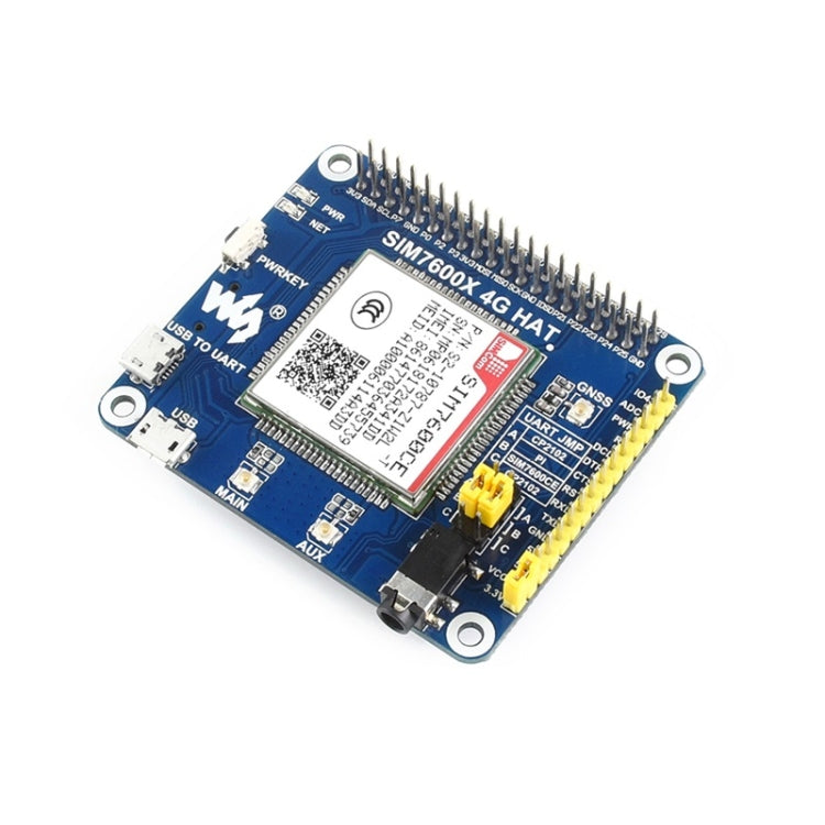 CAPPELLO Waveshare 4G / 3G / 2G / GSM / GPRS / GNSS per Raspberry Pi, LTE CAT4, per la Cina