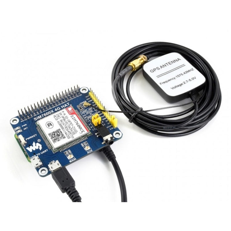 CAPPELLO Waveshare 4G / 3G / 2G / GSM / GPRS / GNSS per Raspberry Pi, LTE CAT4, per la Cina