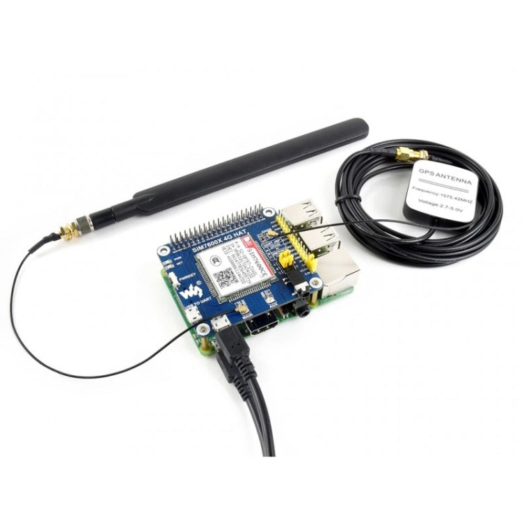Modulo 4G GNSS Waveshare per Raspberry Pi LTE CAT4