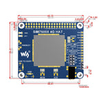 Modulo 4G LTE CAT4 GNSS HAT per Raspberry Pi compatibile