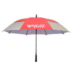 Ombrello automatico PGM da 53 pollici con protezione solare da golf (rosso)