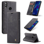 Custodia portafoglio in pelle per Huawei P Smart 2019