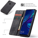 Custodia portafoglio in pelle per Huawei P Smart 2019