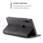 Custodia portafoglio in pelle per Huawei P Smart 2019