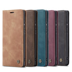 Custodia portafoglio in pelle per Huawei P Smart 2019