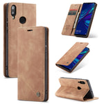 Custodia portafoglio in pelle per Huawei P Smart 2019