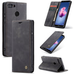 Custodia portafoglio in pelle per Huawei P Smart