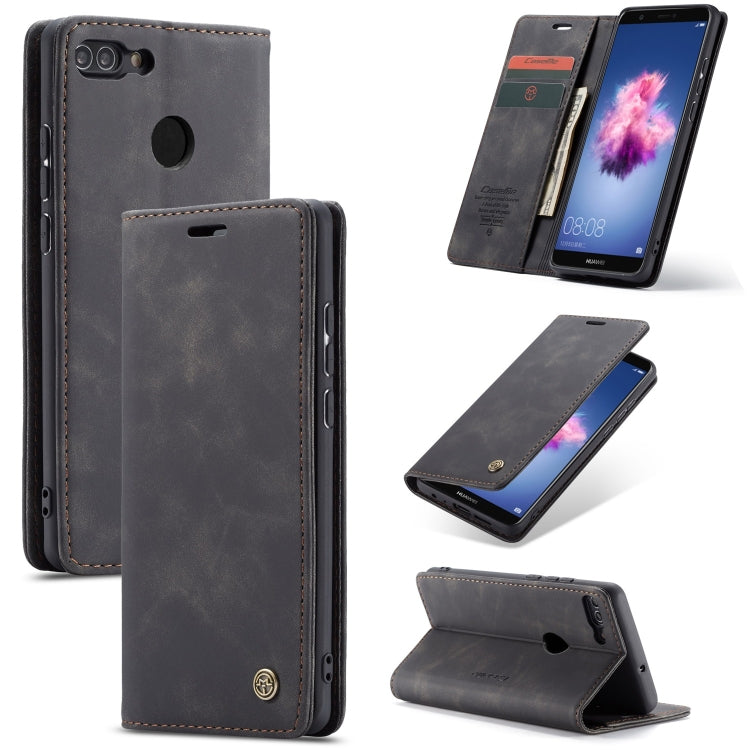 Custodia portafoglio in pelle per Huawei P Smart