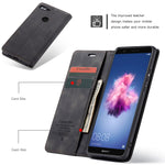 Custodia portafoglio in pelle per Huawei P Smart