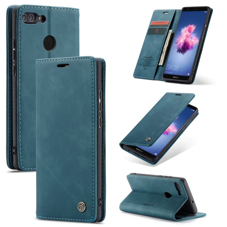 Custodia portafoglio in pelle per Huawei P Smart