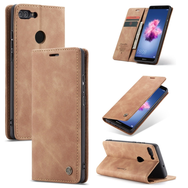 Custodia portafoglio in pelle per Huawei P Smart